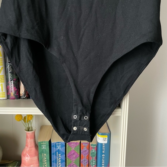 All Saints Black Long Sleeve Bodysuit - Picture 5 of 9